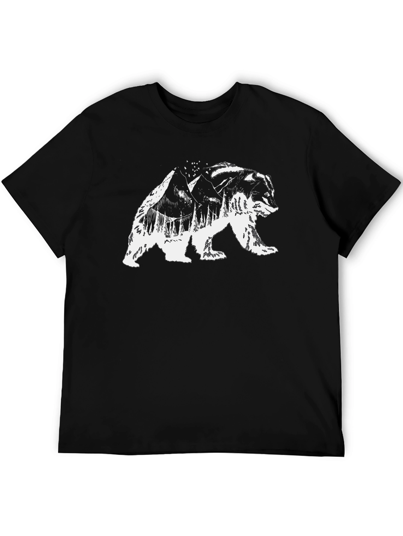Bear Mountain Graphic Tee - Black