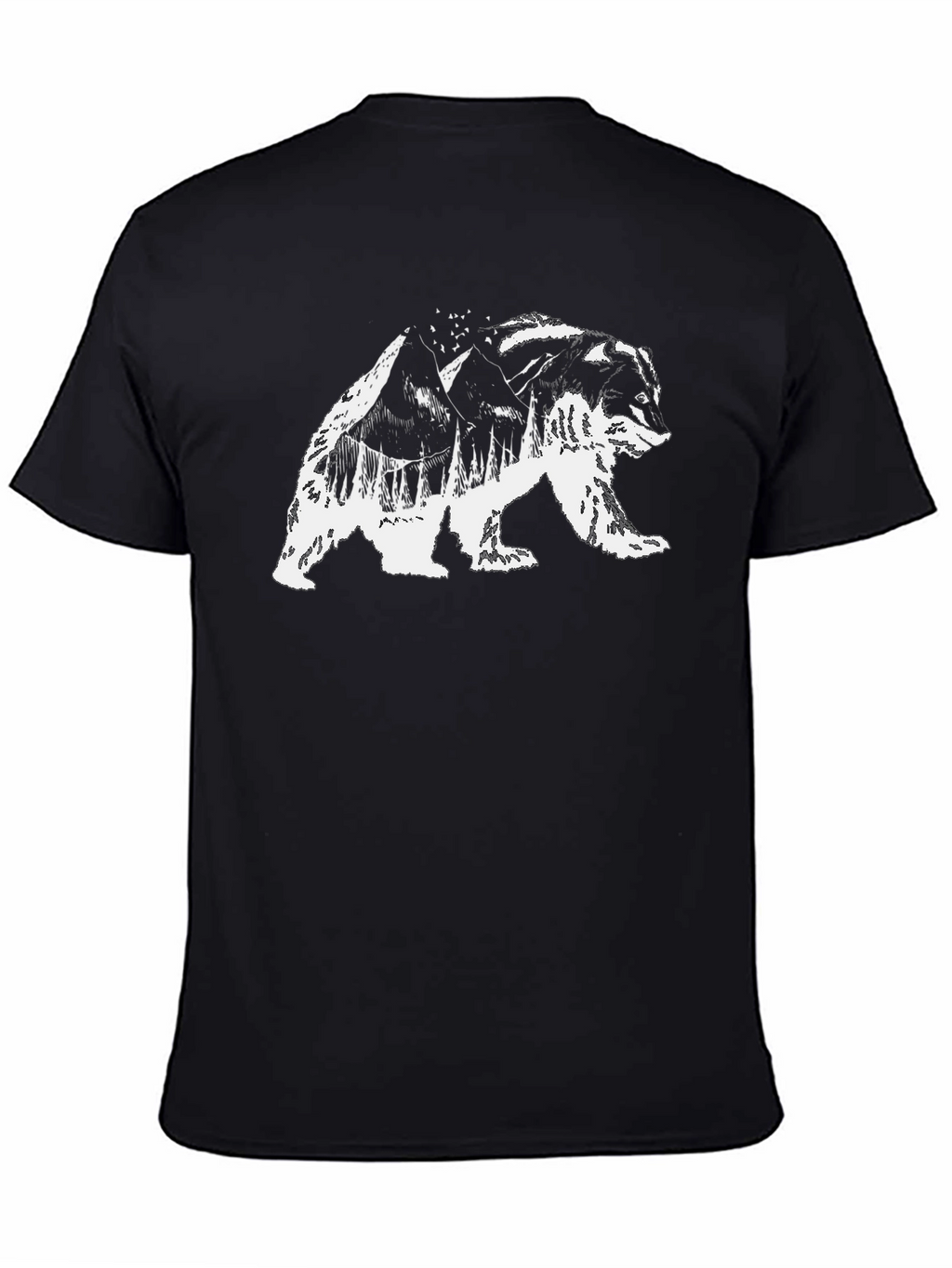 Bear Mountain Graphic Tee - Black