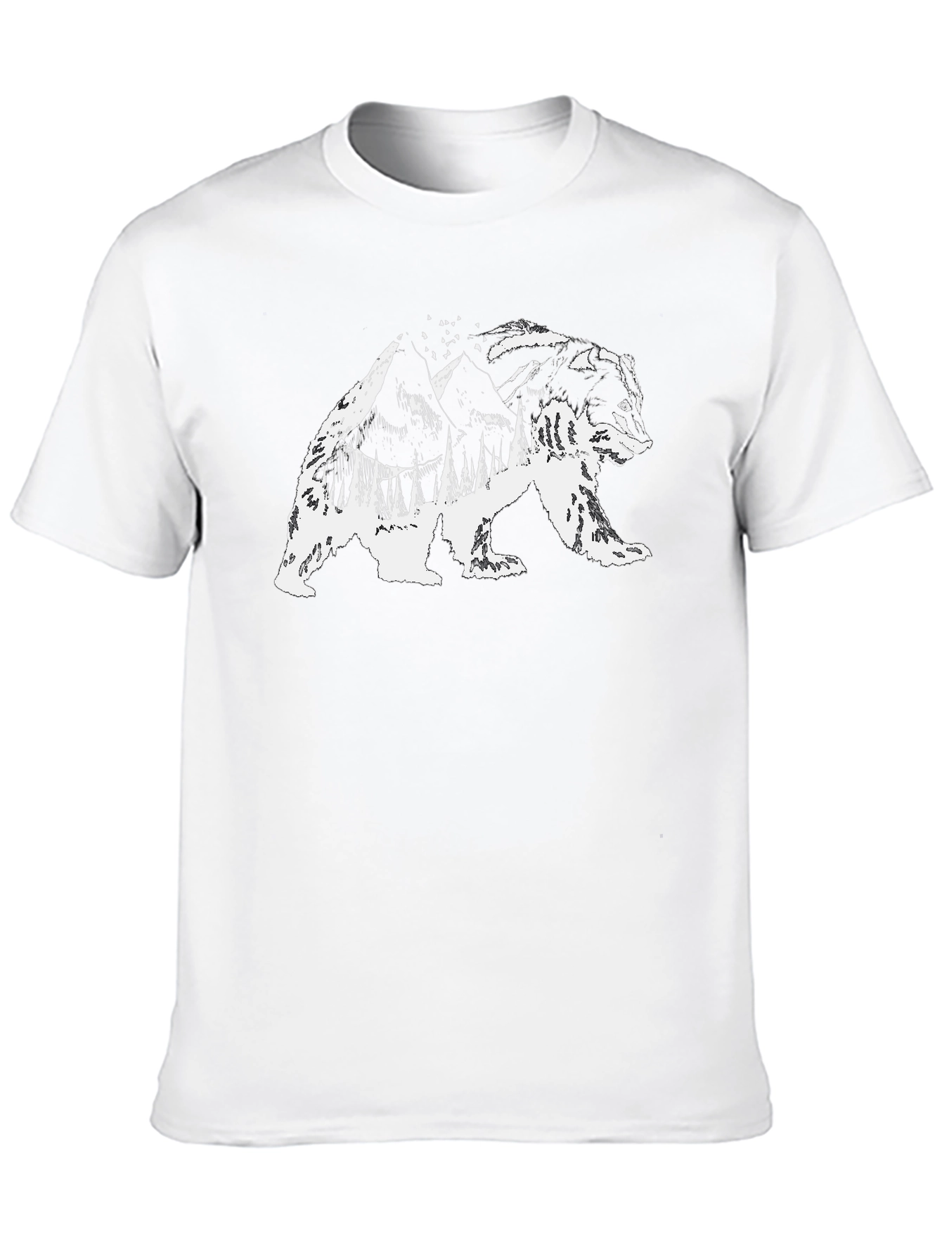 Bear Mountain Graphic Tee - Black