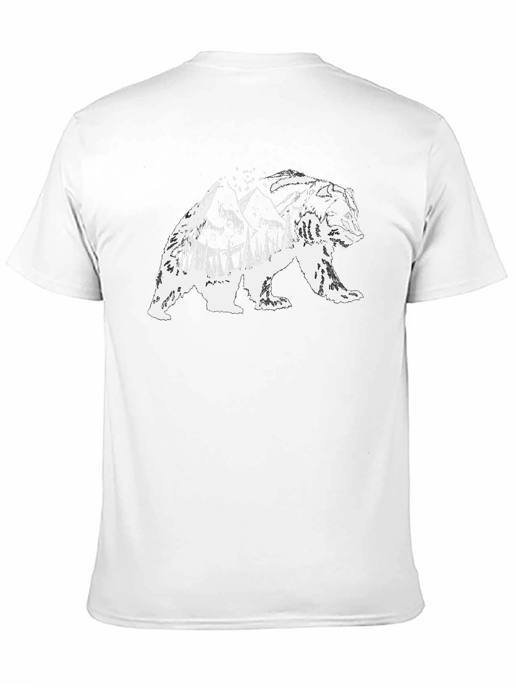 Bear Mountain Graphic Tee - Black