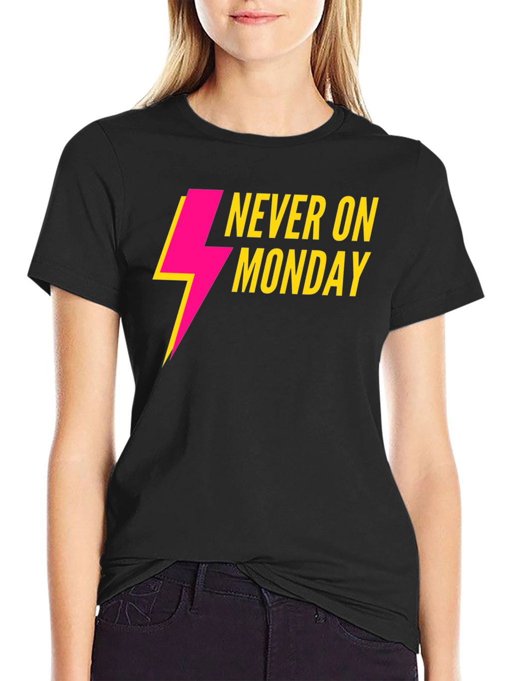 Never On Monday Graphic T-Shirt