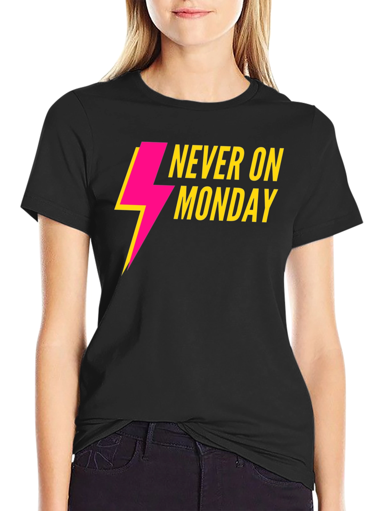 Never On Monday Graphic T-Shirt