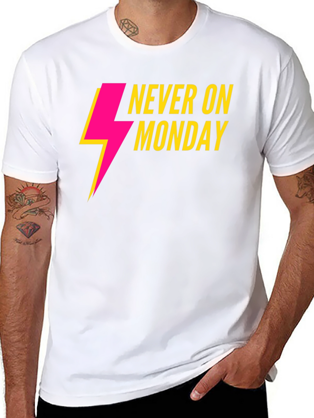 Never On Monday Graphic T-Shirt