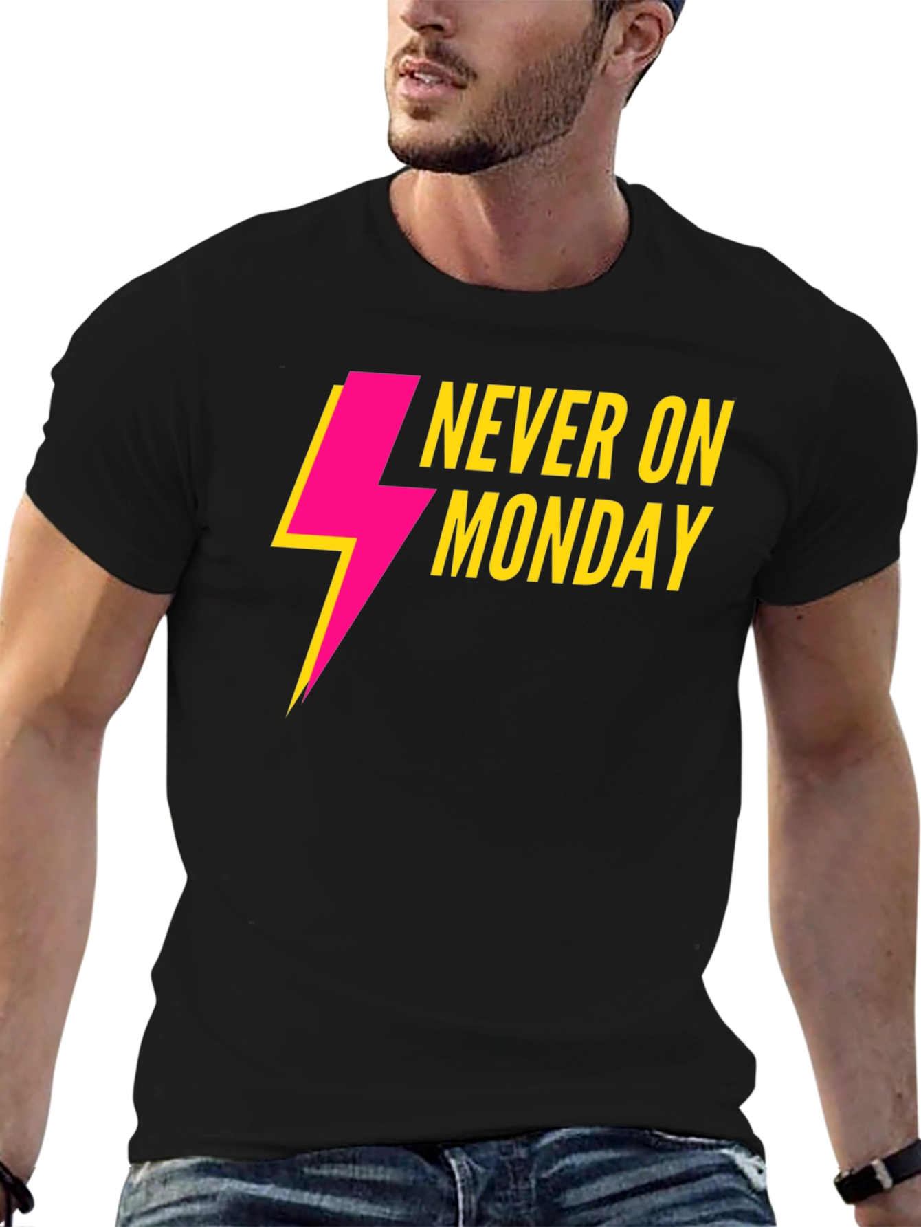 Never On Monday Graphic T-Shirt
