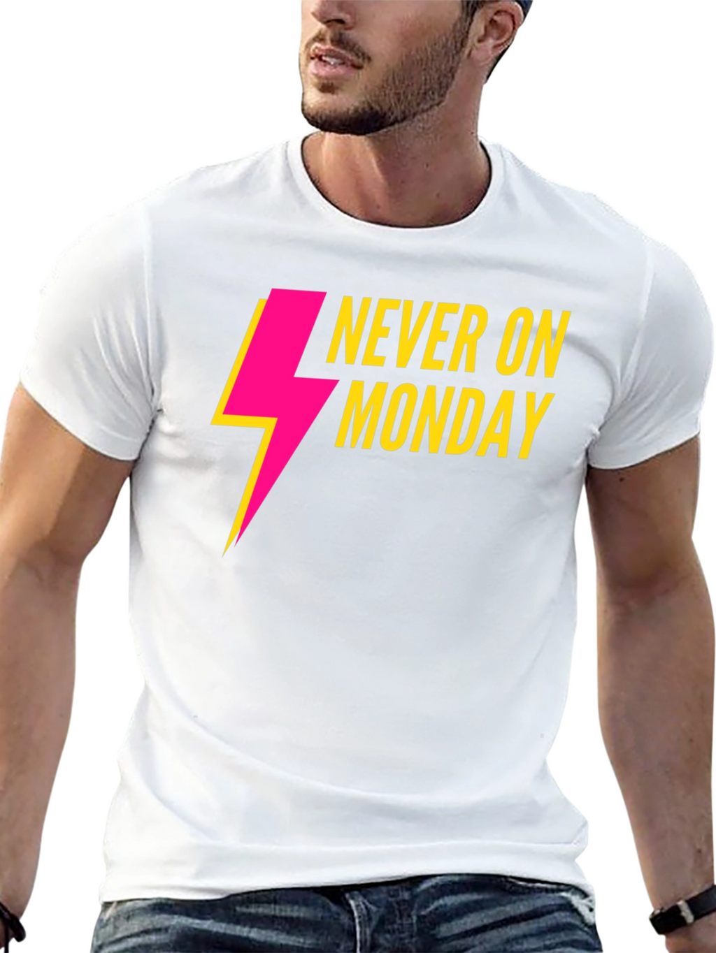 Never On Monday Graphic T-Shirt