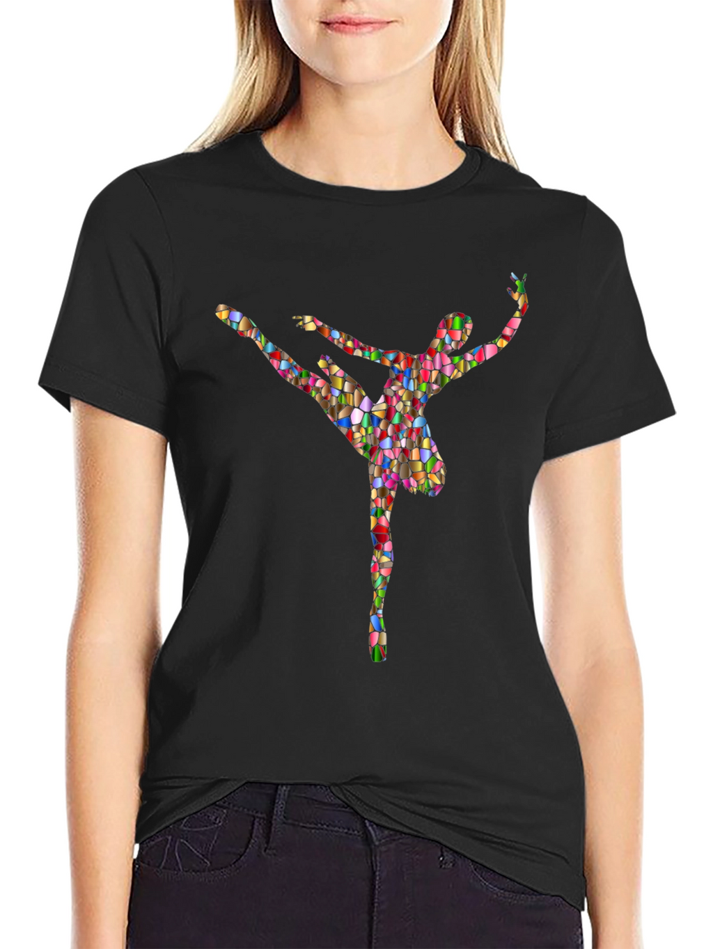 Mosaic Ballerina Graphic Tee