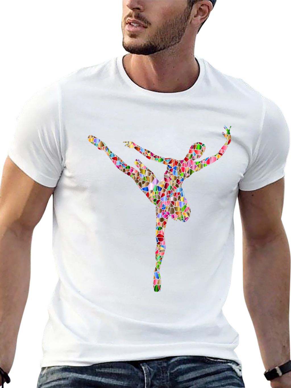 Mosaic Ballerina Graphic Tee