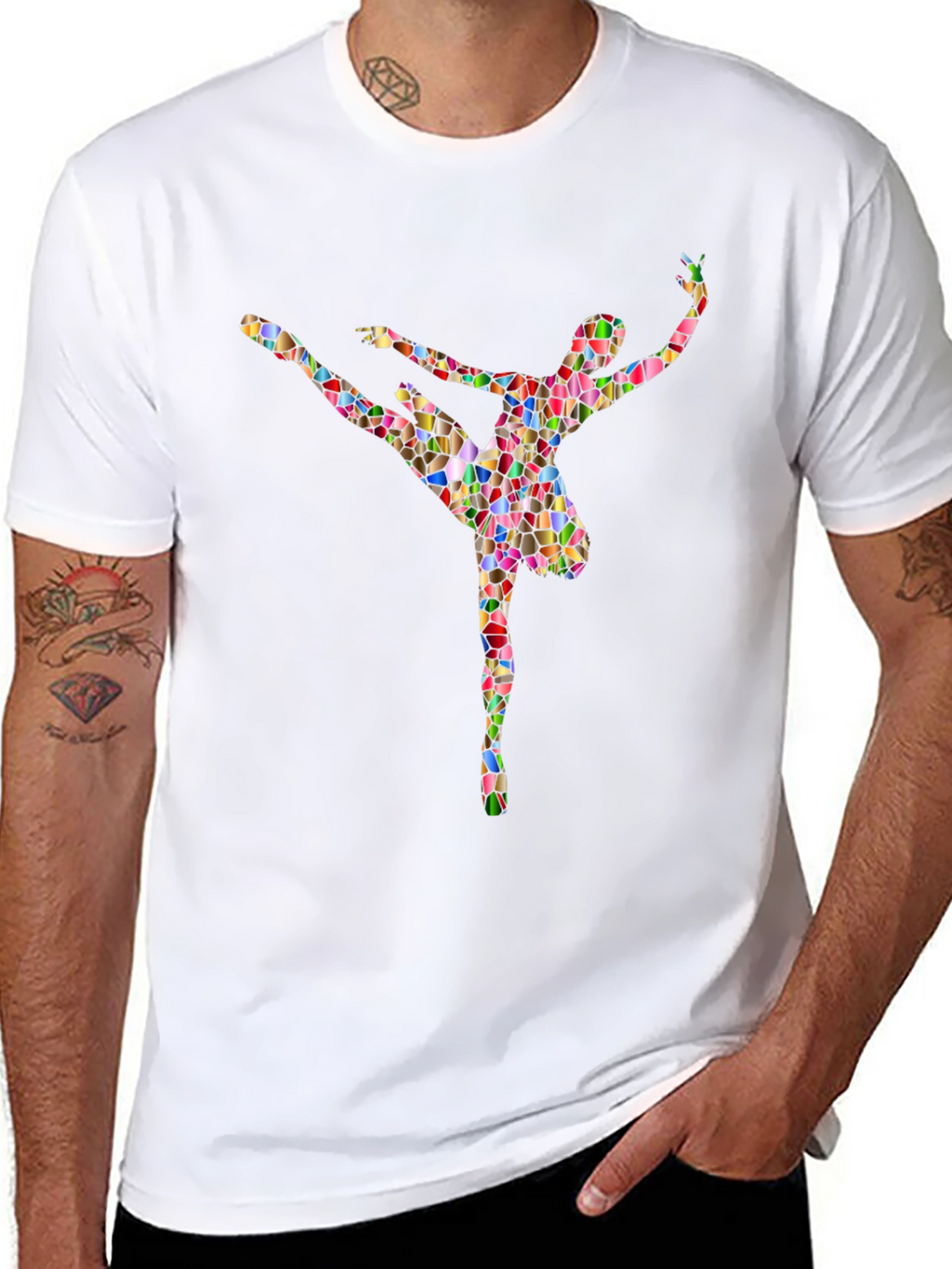 Mosaic Ballerina Graphic Tee
