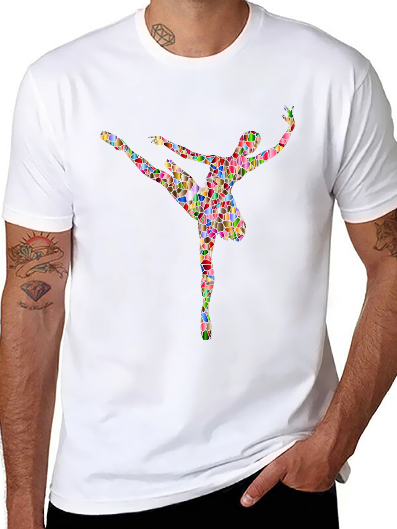 Mosaic Ballerina Graphic Tee