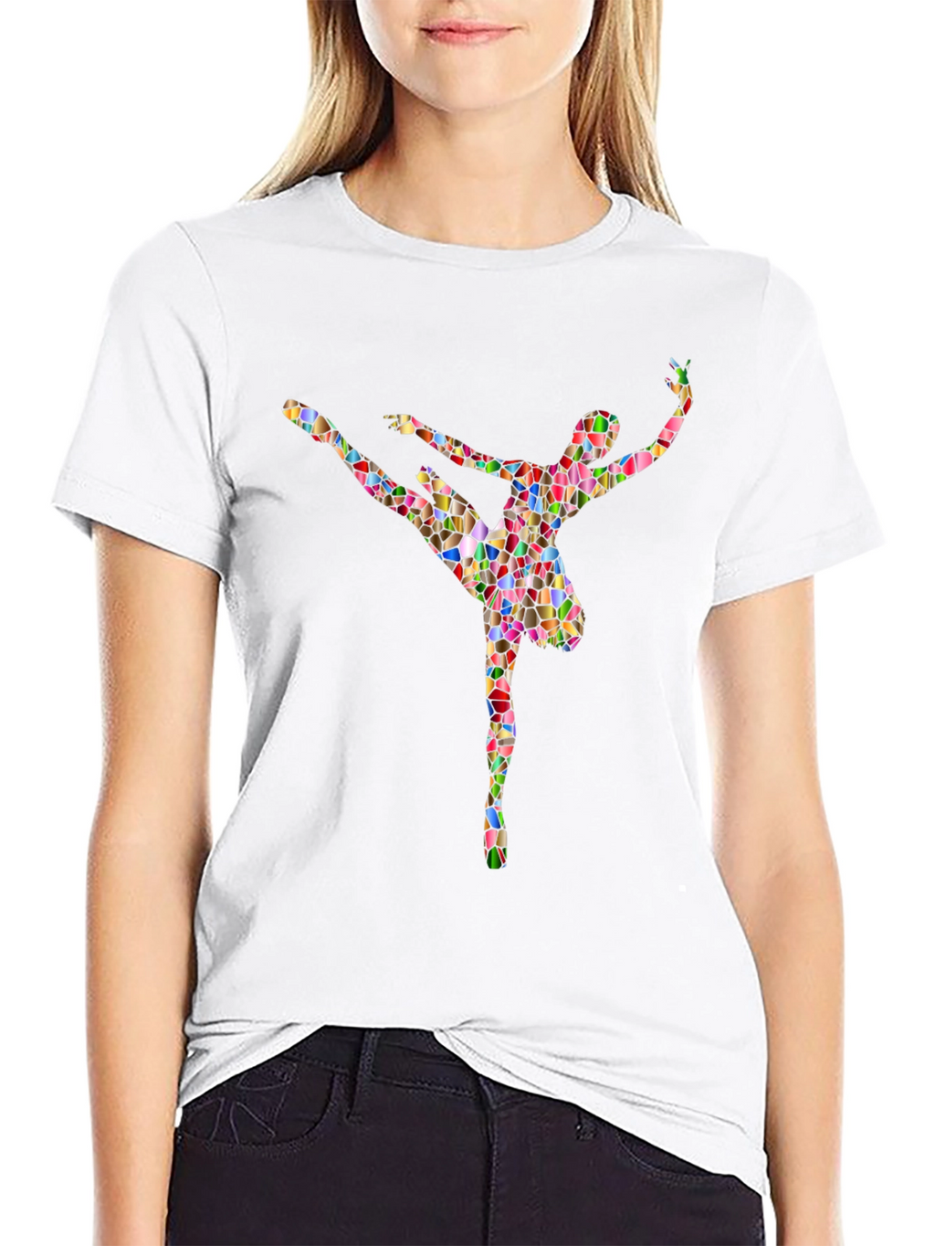 Mosaic Ballerina Graphic Tee