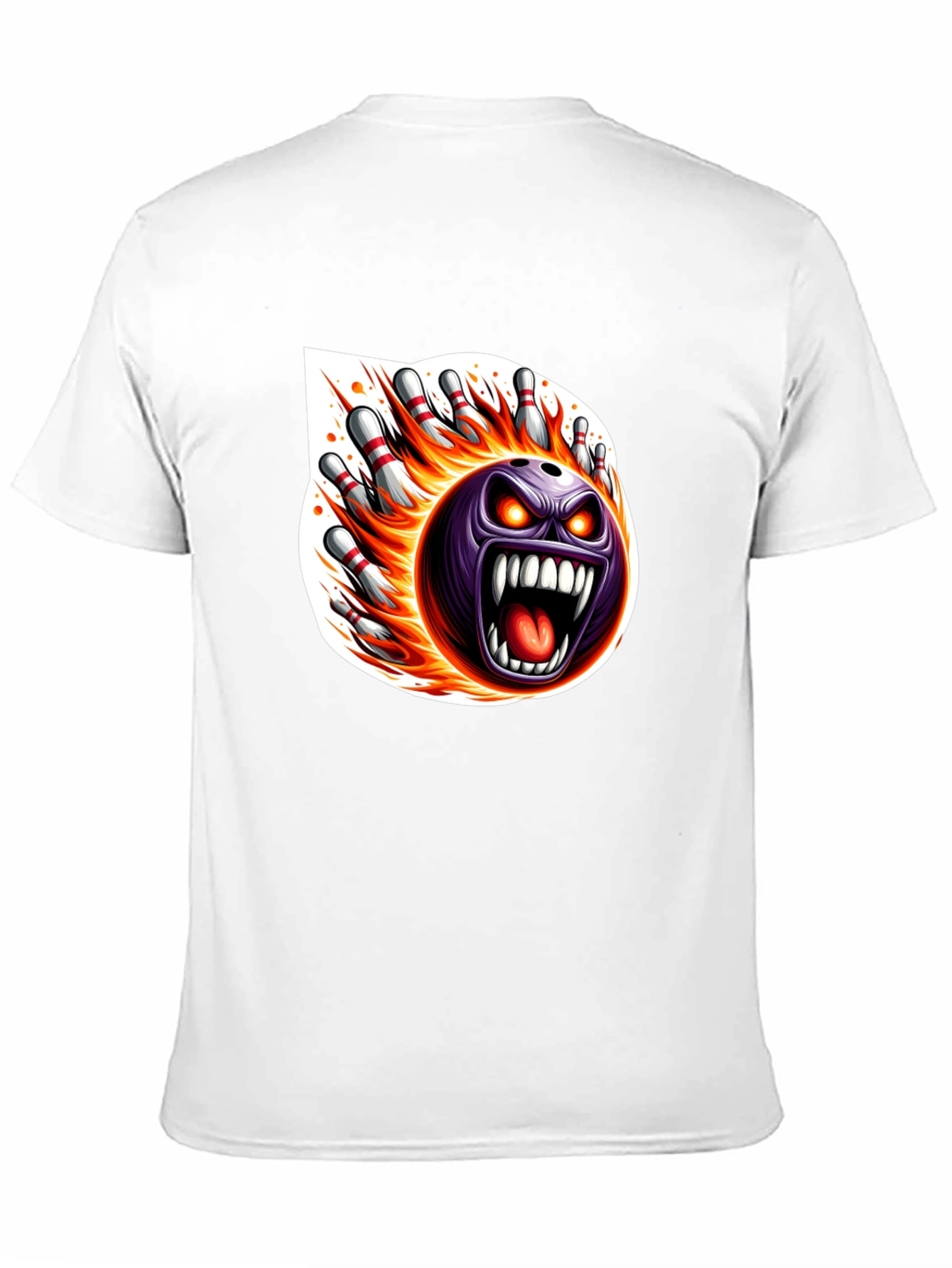 Fiery Bowling Strike T-Shirt
