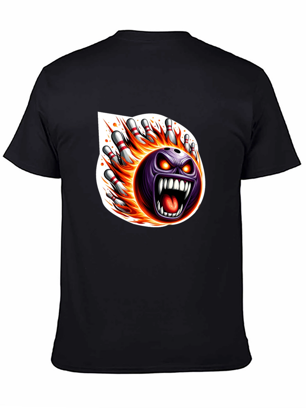Fiery Bowling Strike T-Shirt