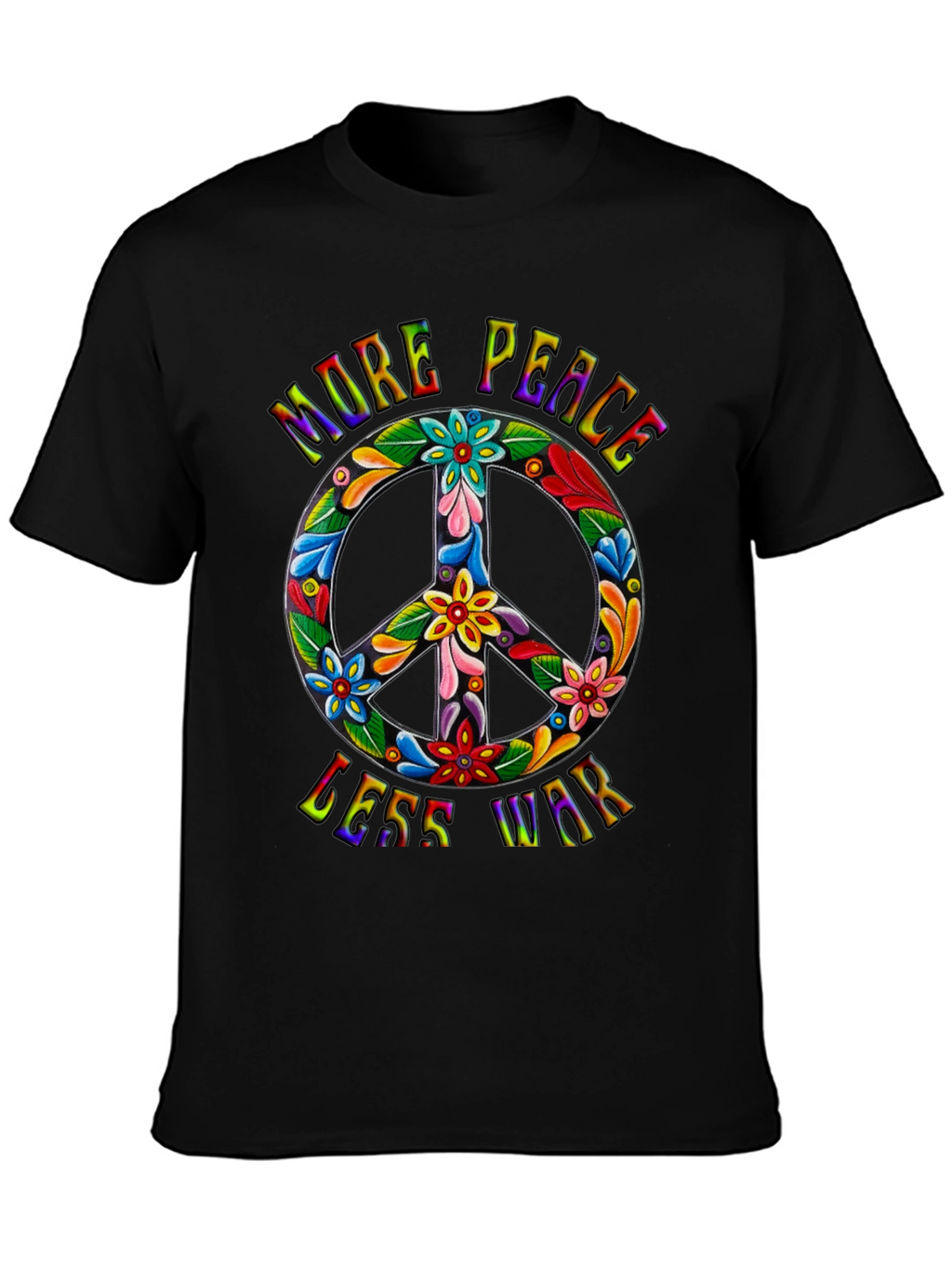 More Peace Less War Graphic T-Shirt