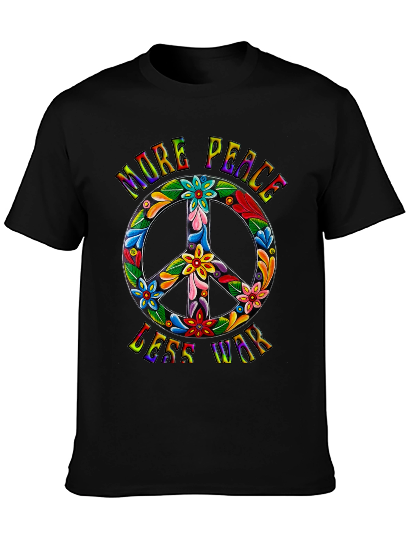 More Peace Less War Graphic T-Shirt