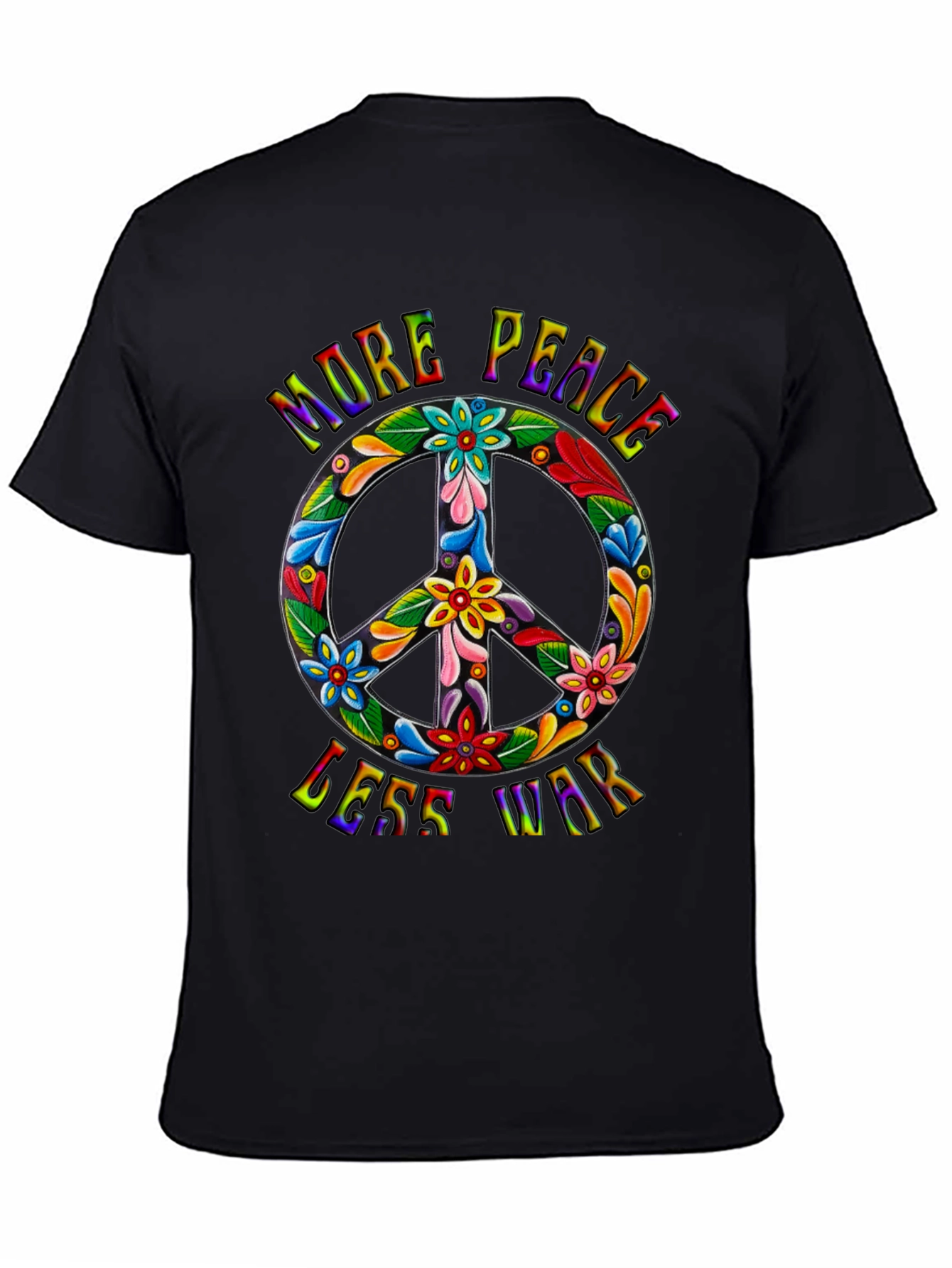 More Peace Less War Graphic T-Shirt