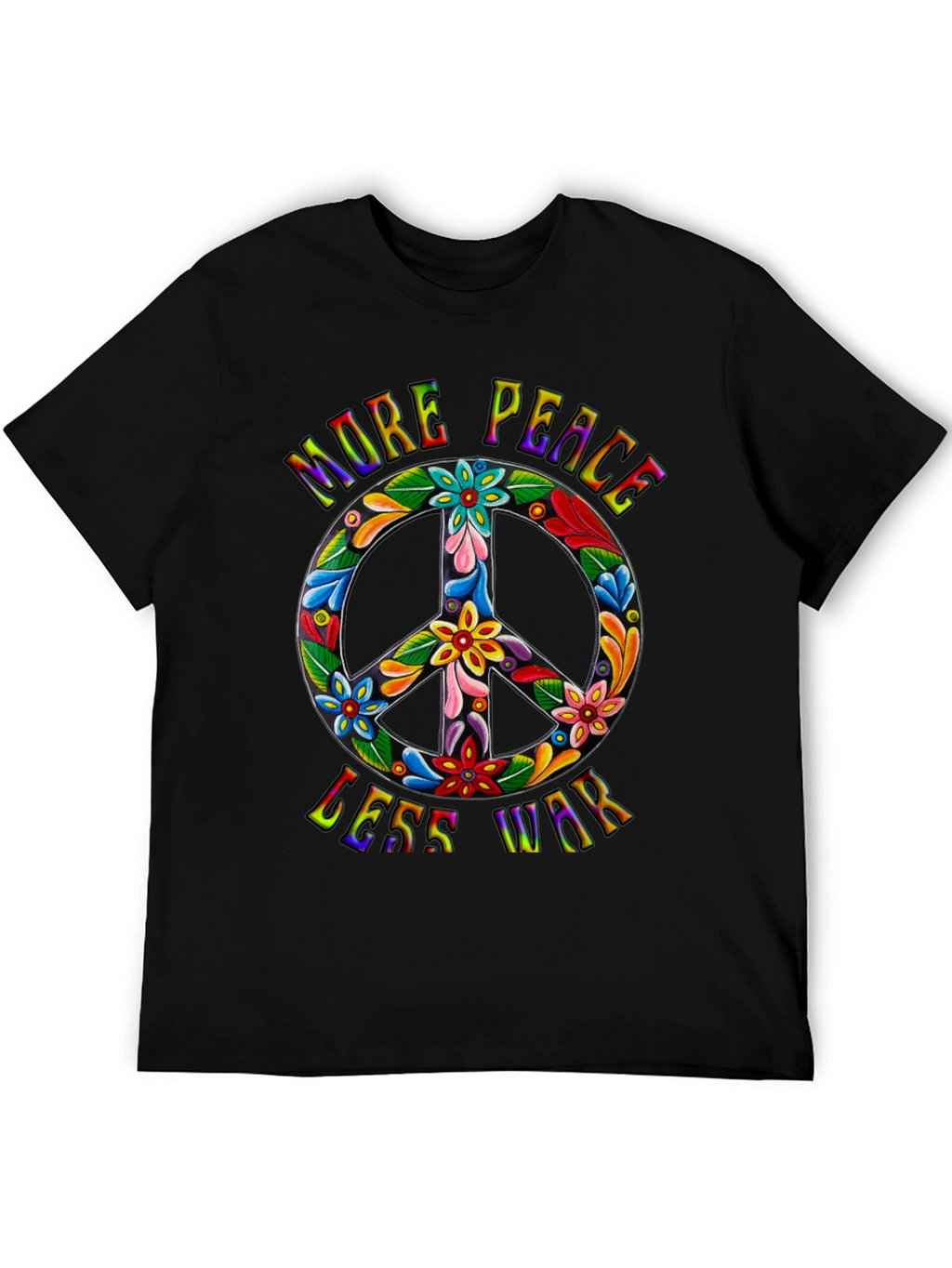 More Peace Less War Graphic T-Shirt
