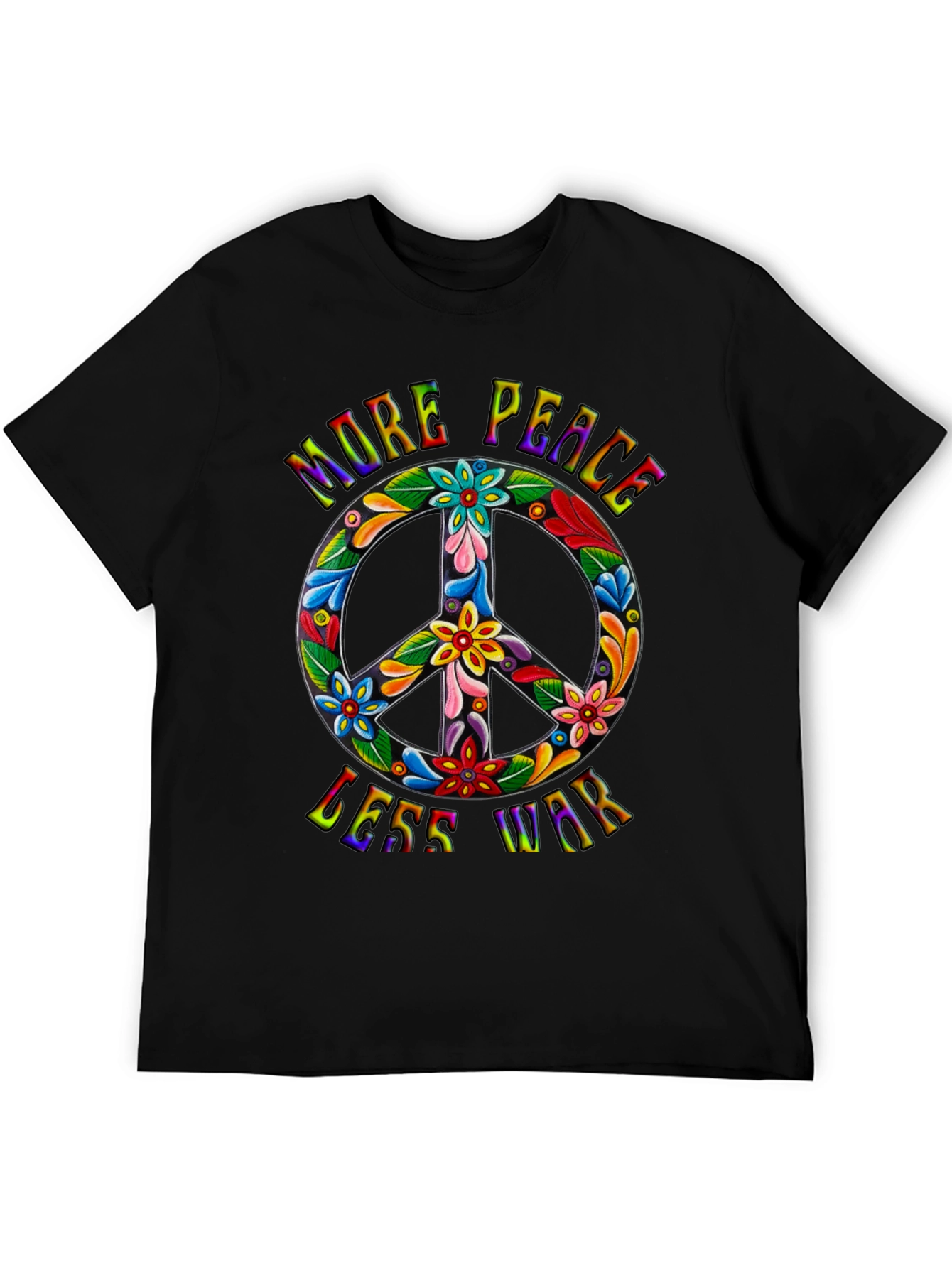 More Peace Less War Graphic T-Shirt