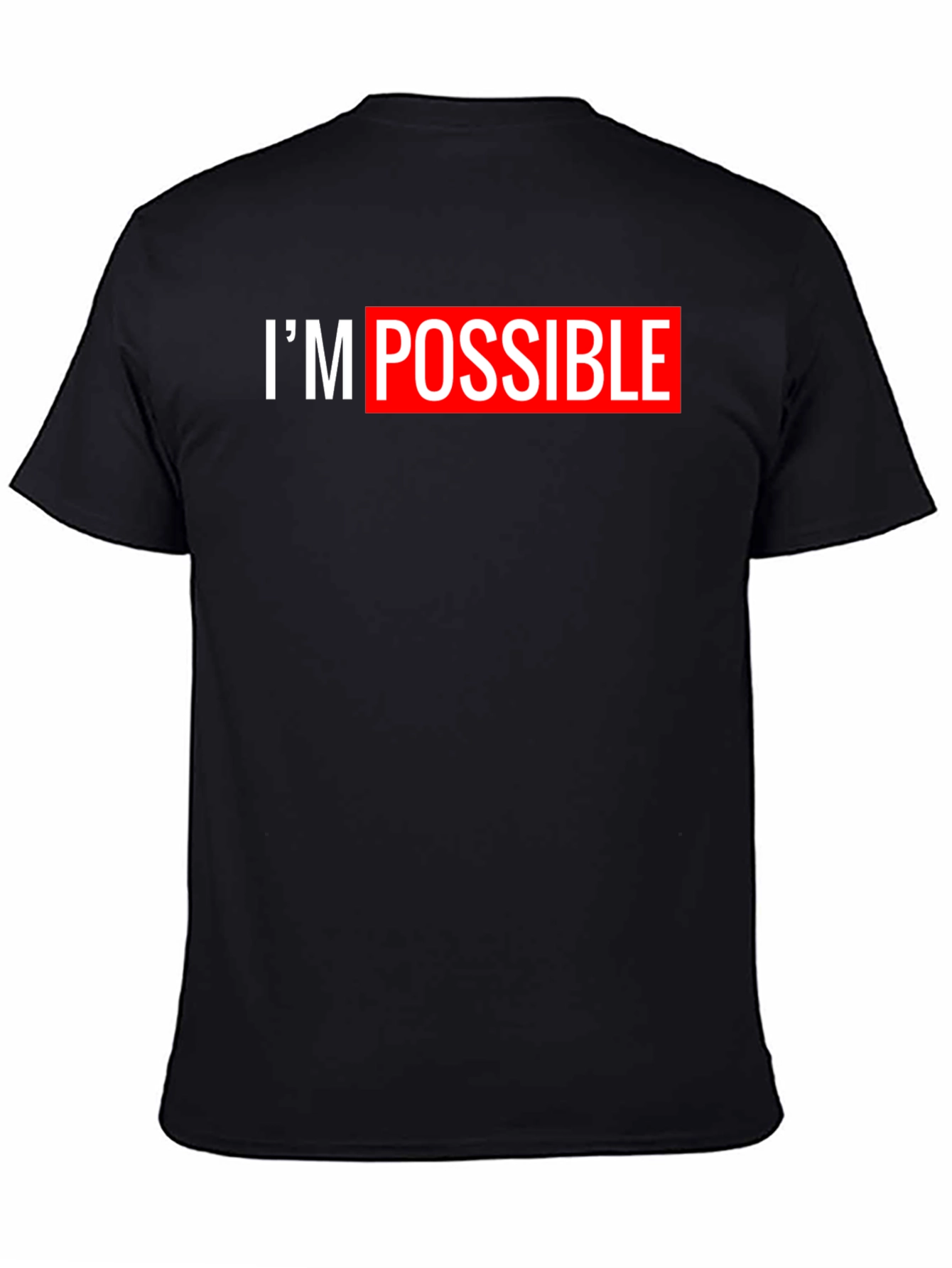Im Possible Black T-Shirt