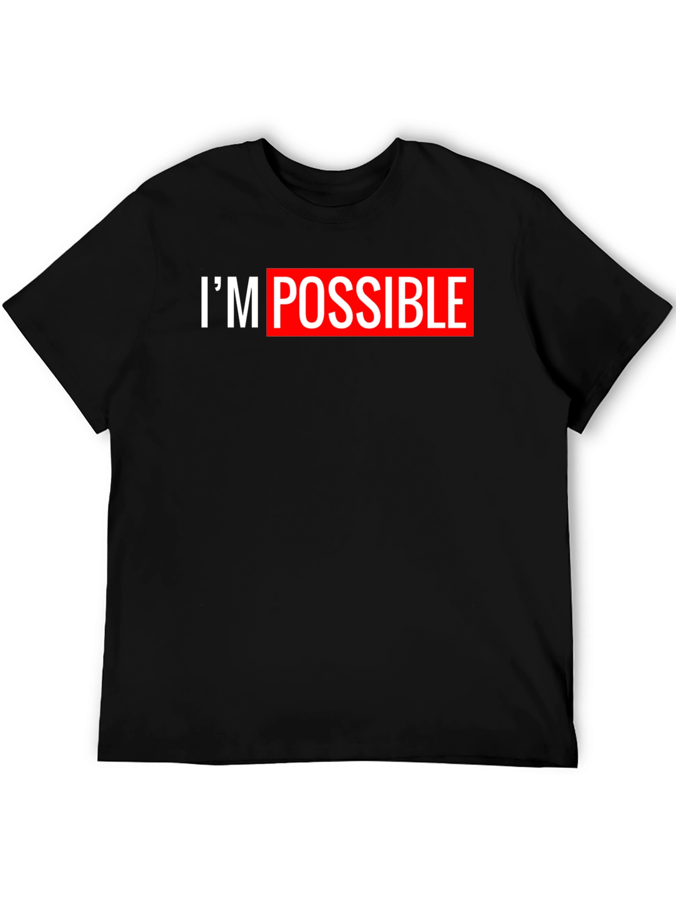 Im Possible Black T-Shirt
