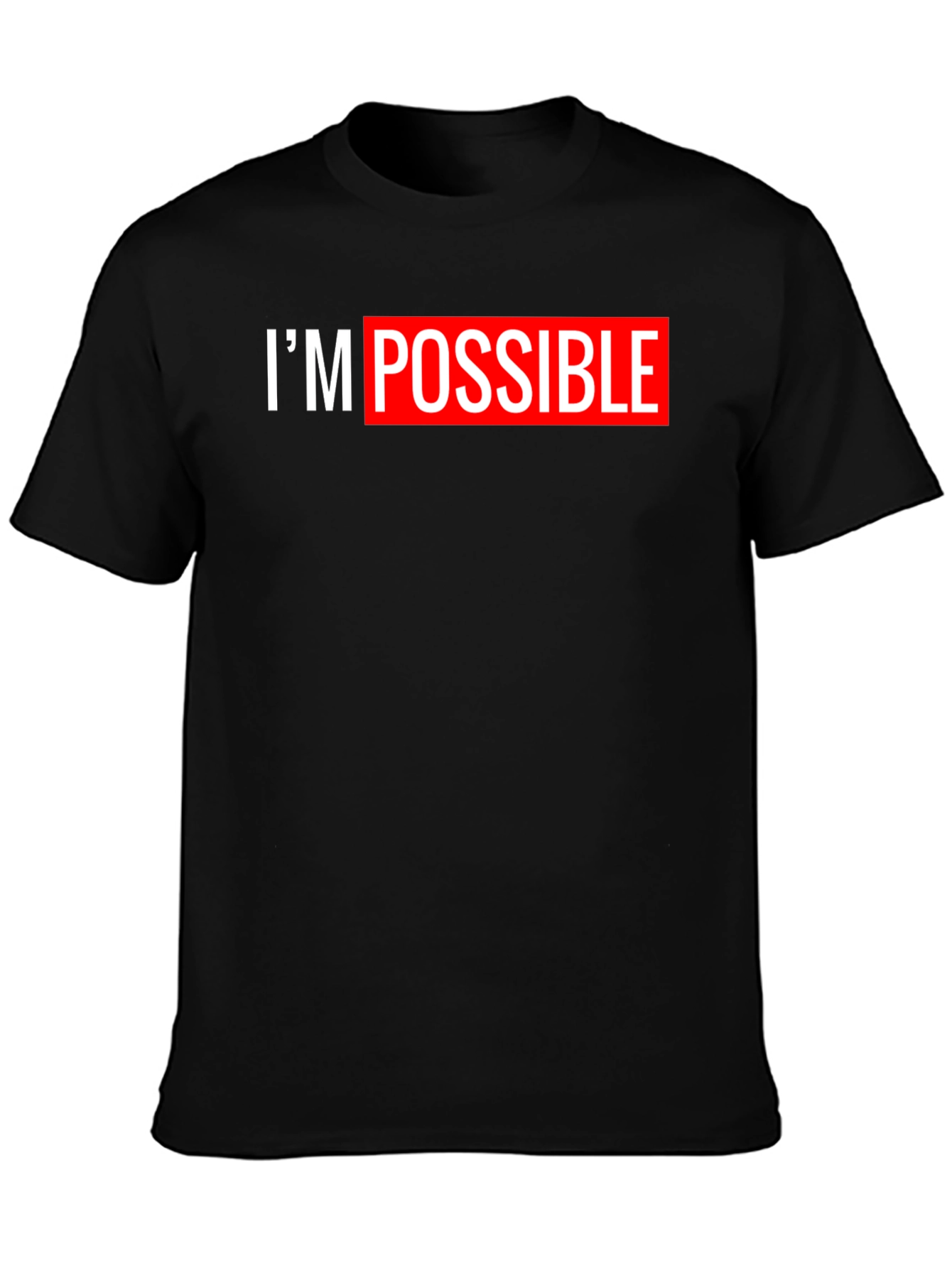 Im Possible Black T-Shirt