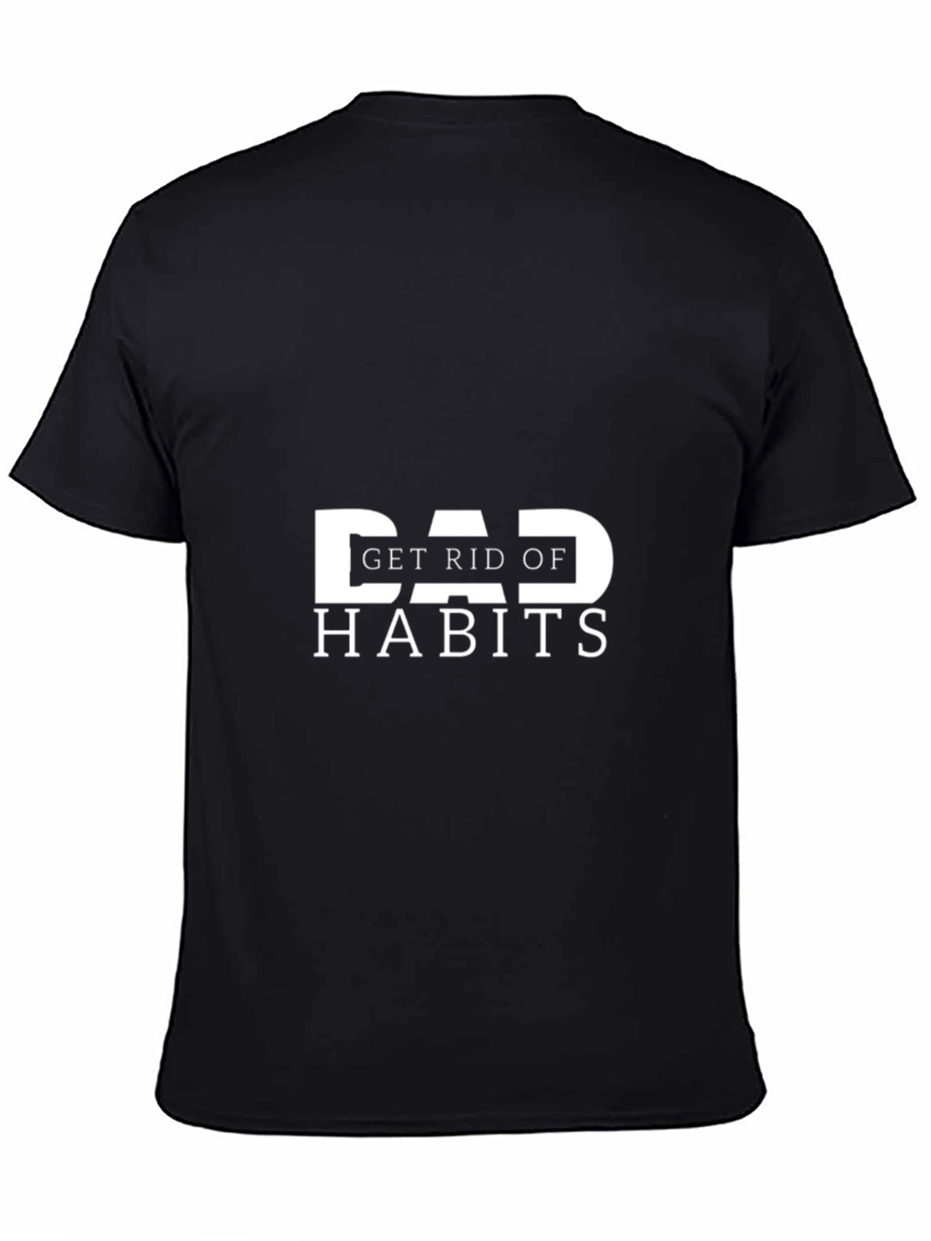Dad Habits Graphic T-Shirt - Black