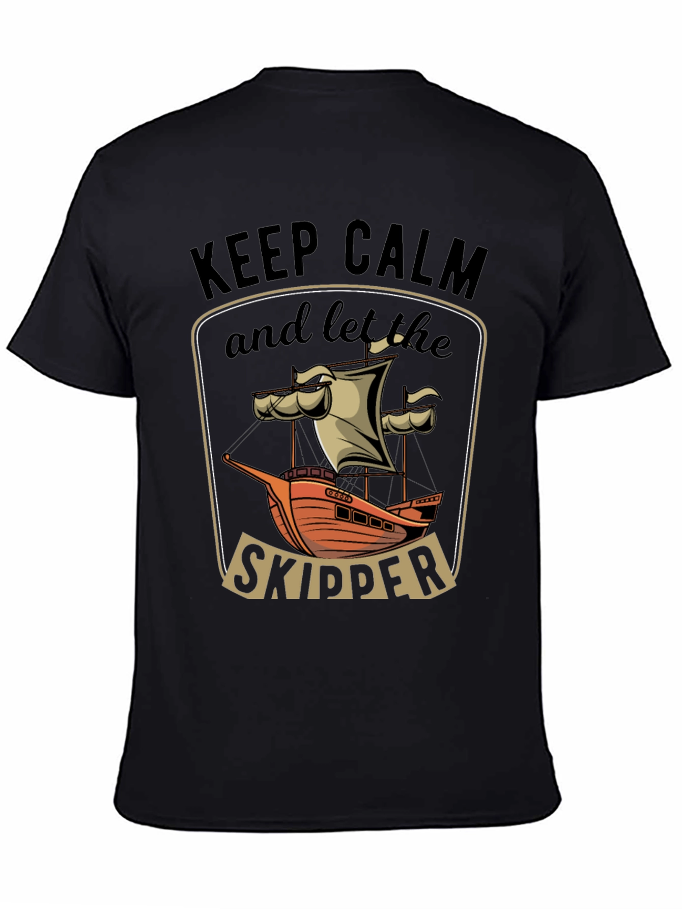Keep Calm Skipper T-Shirt - Nautical Design