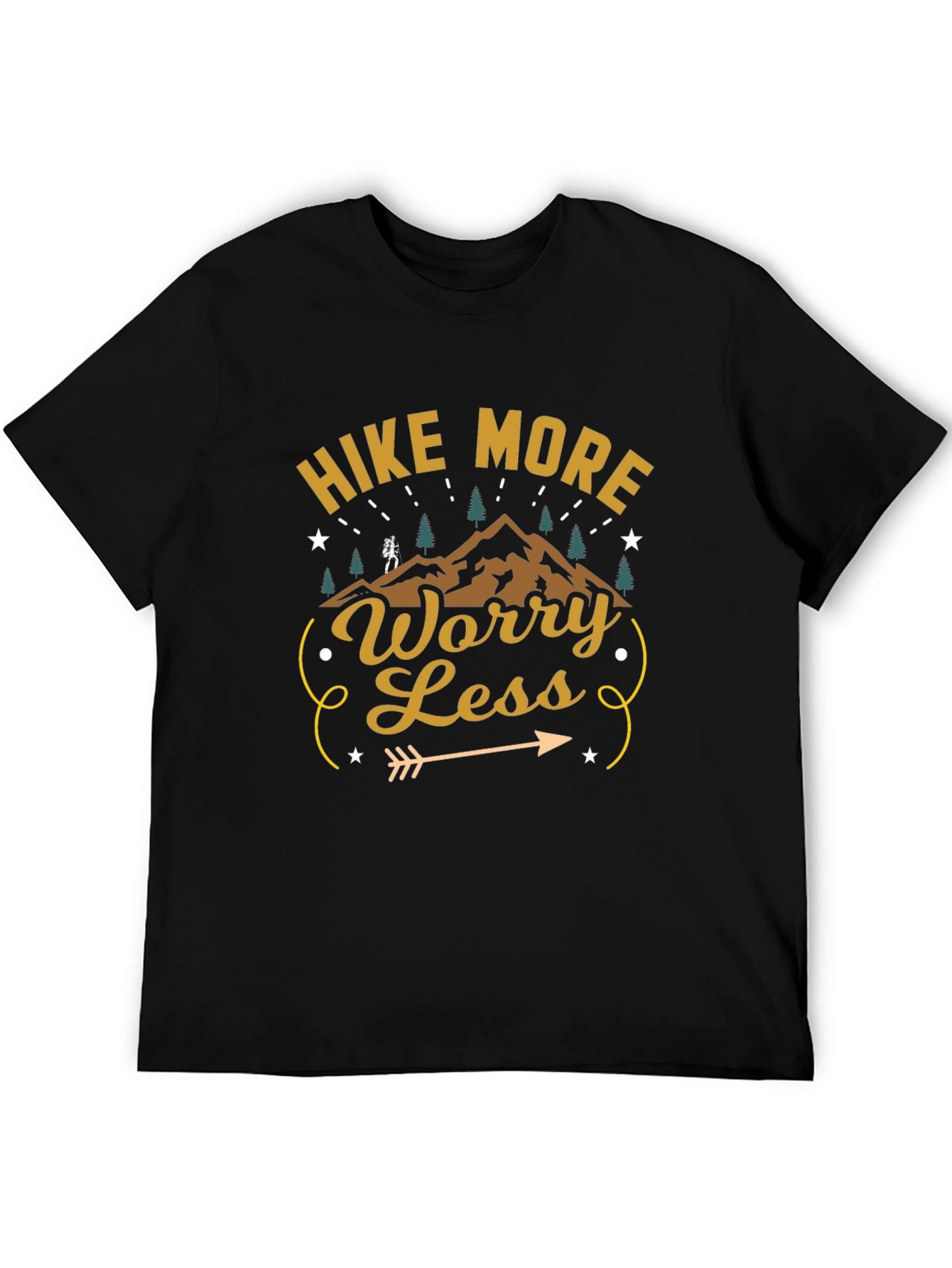 Hike More Worry Less Graphic Tee