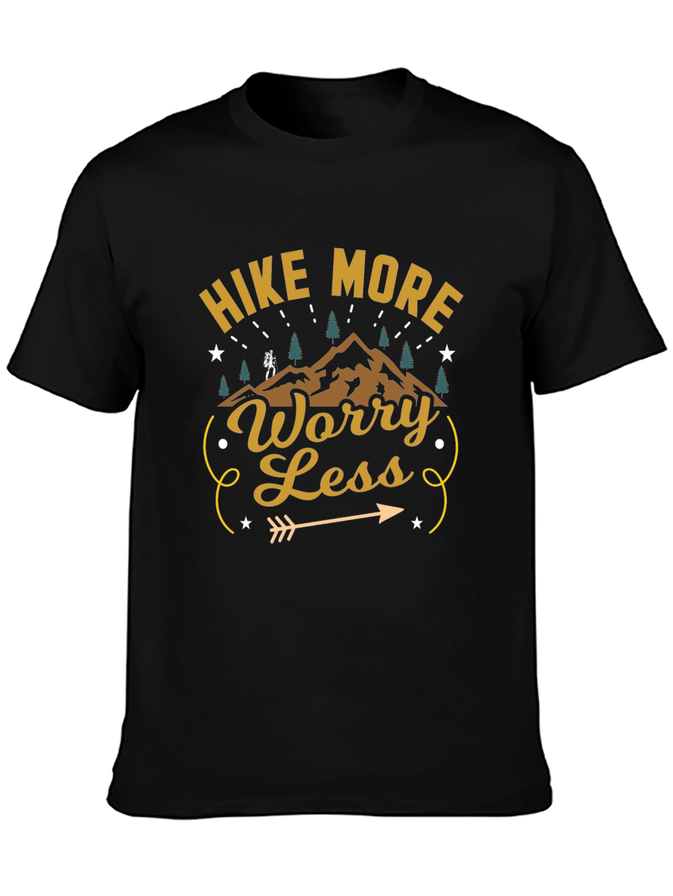 Hike More Worry Less Graphic Tee